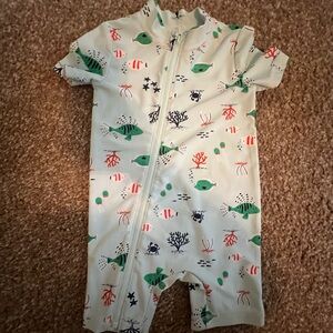 Set of 2 Carters swimsuits full zip